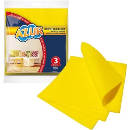 York Azur Cleaning Cloth 30x35cm - Pack of 3