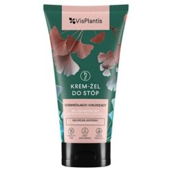 Vis Plantis Refreshing and Cooling Foot Cream Gel with Ginkgo Biloba