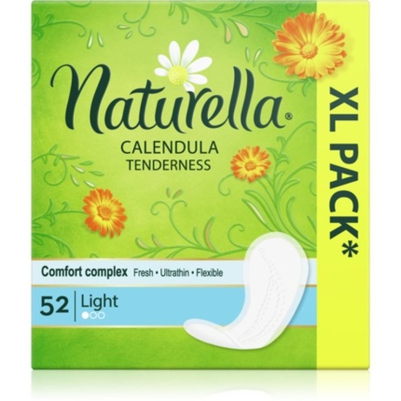 Naturella Light Calendula Tenderness Salvaslip 52 Pcs