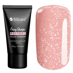 Silcare Easy Shape Polygel Acrylic Gel For Nails Peach Diamond 30g