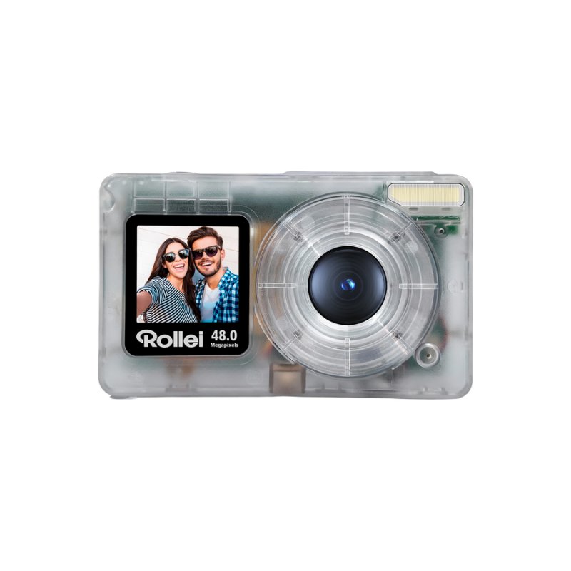Rollei - Compactline Pocket Transparent – 48 MP Camera 4K