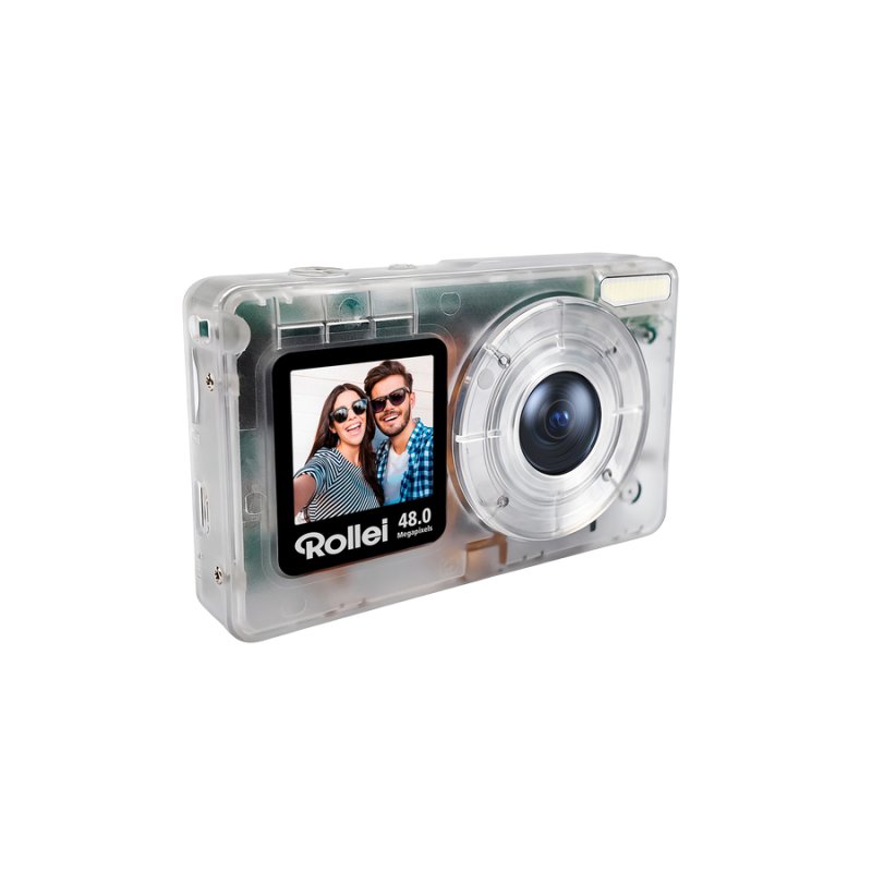 Rollei - Compactline Pocket Transparent – 48 MP Camera 4K