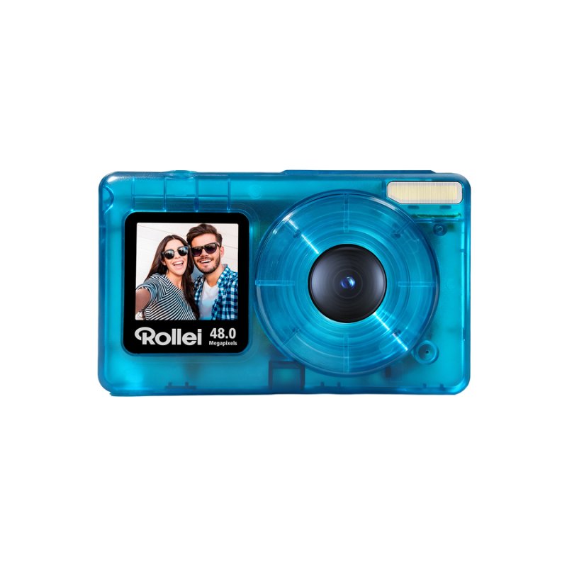 Rollei Compactline 12098 digital camera Compact camera 48 MP CMOS 8000 x 6000 pixels Blue