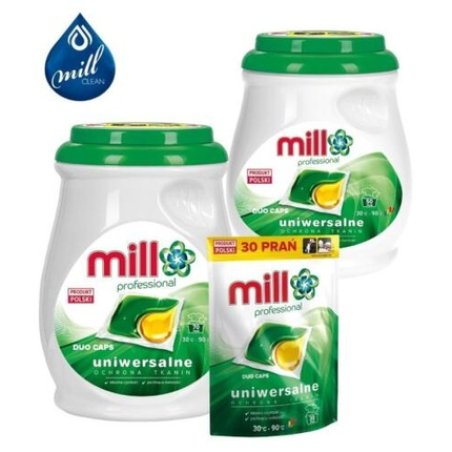 Mill Professional all-purpose laundry capsules 50 double-chambered capsules