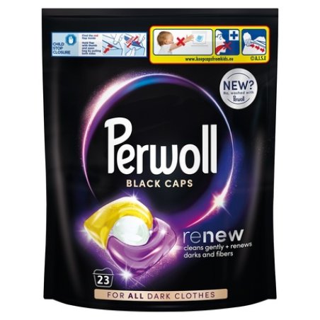 Renew Black Caps Laundry Capsules For Dark Fabrics - 23 Pieces