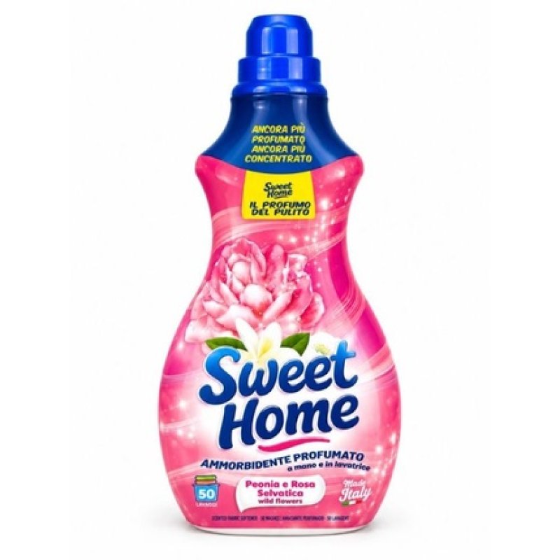 Sweet Home Fabric Softener 50 Sheets Peony & Rose