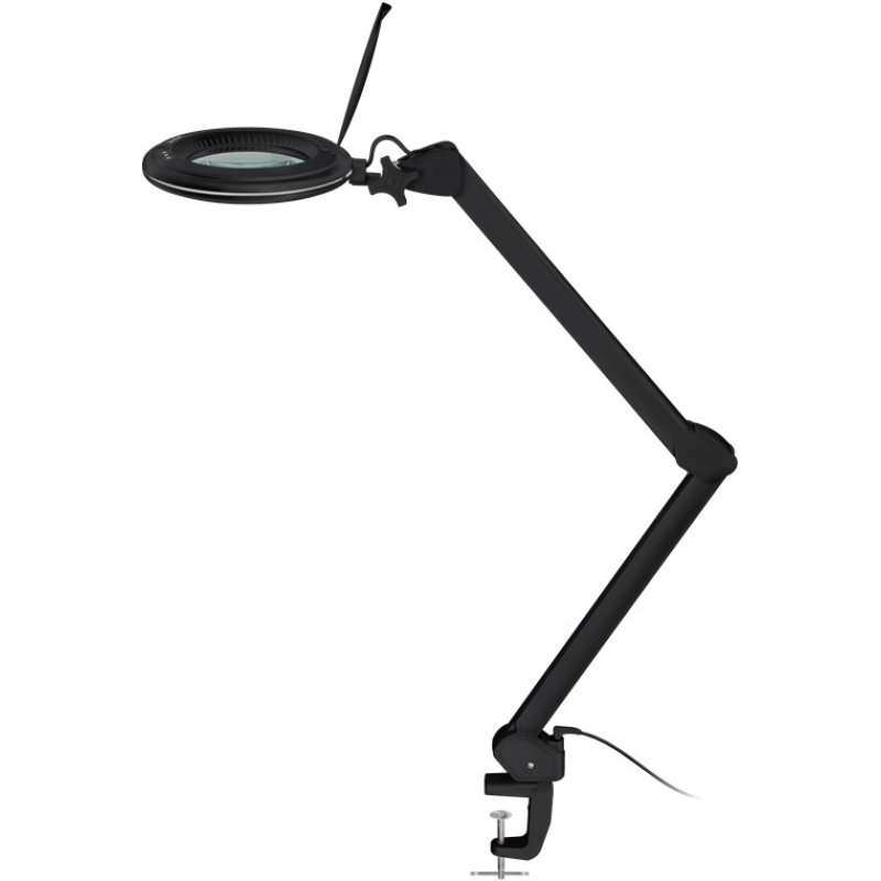 Goobay LED-Klemm-Lupenleuchte 10 W bk