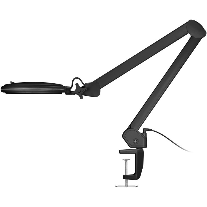 Goobay LED-Klemm-Lupenleuchte 10 W bk