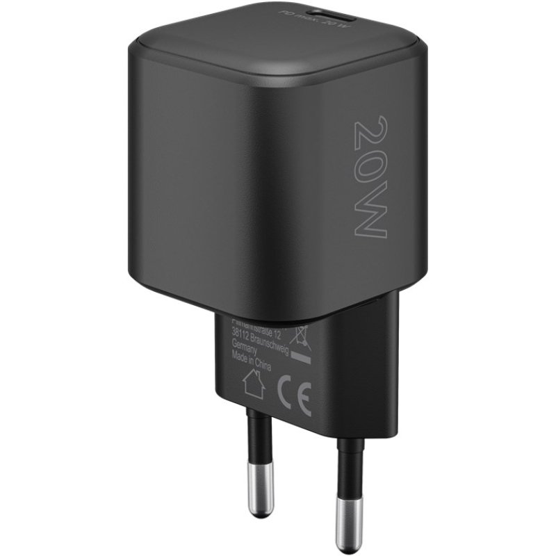 Goobay USB-C PD GaN Schnellladegerät Nano (20 W) bk