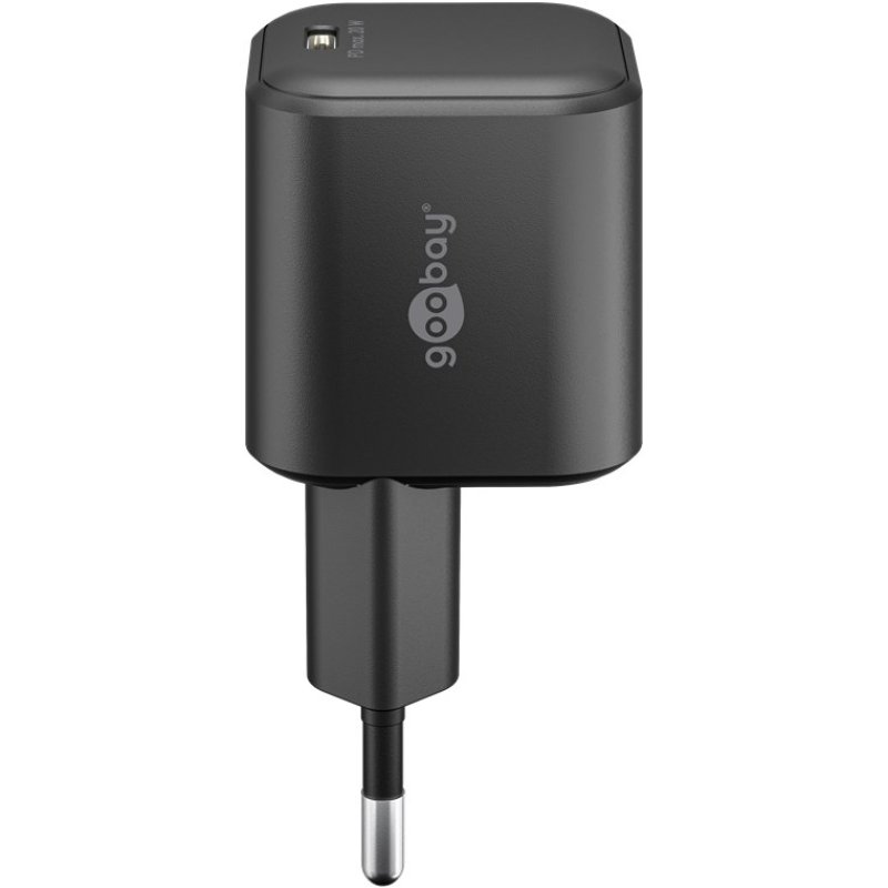 Goobay USB-C PD GaN Schnellladegerät Nano (20 W) bk