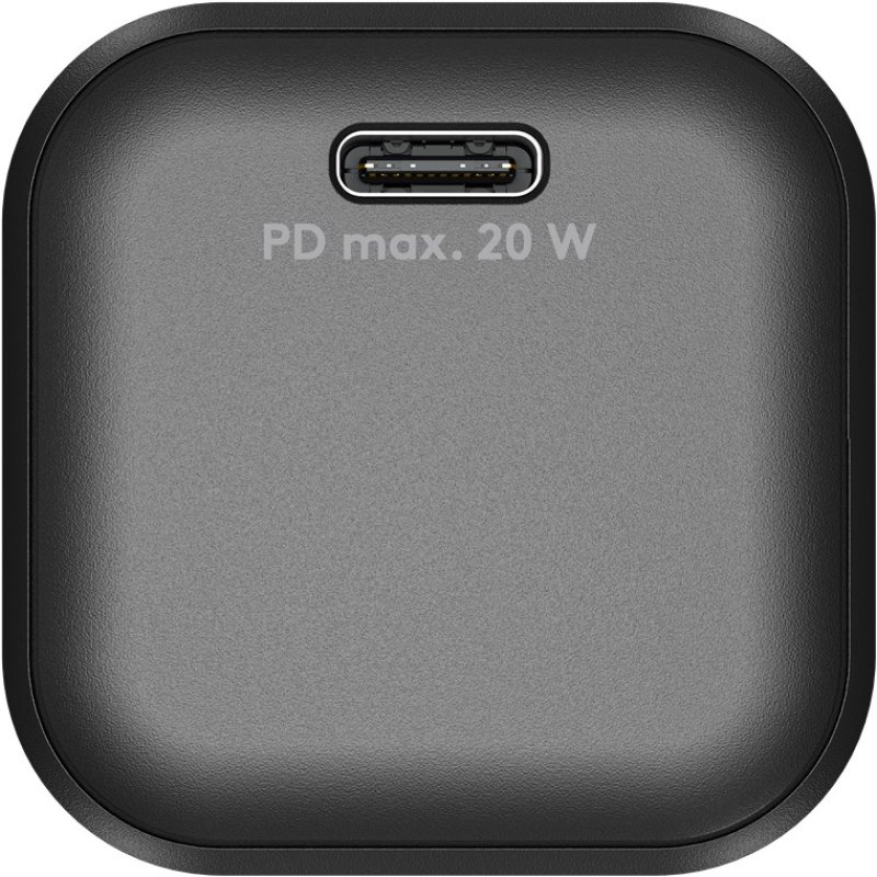 Goobay USB-C PD GaN Schnellladegerät Nano (20 W) bk