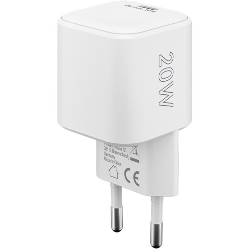 Goobay USB-C PD GaN Schnellladegerät Nano (20 W) wh