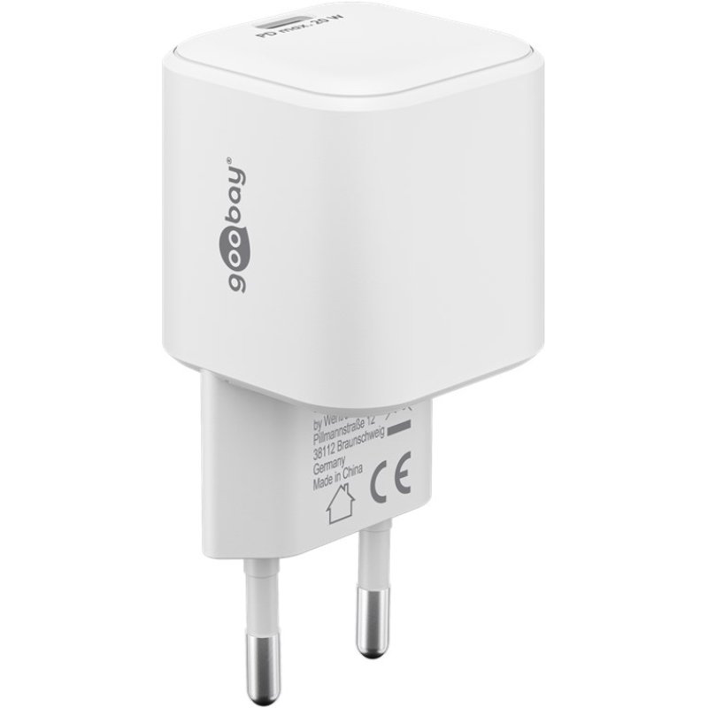 Goobay USB-C PD GaN Schnellladegerät Nano (20 W) wh