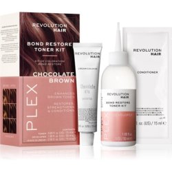 Revolution Haircare Plex Bond Restore Kit Chocolate Brown
