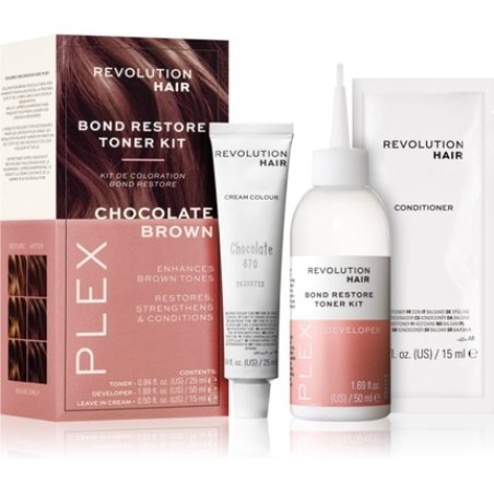 Revolution Haircare Plex Bond Restore Kit Chocolate Brown