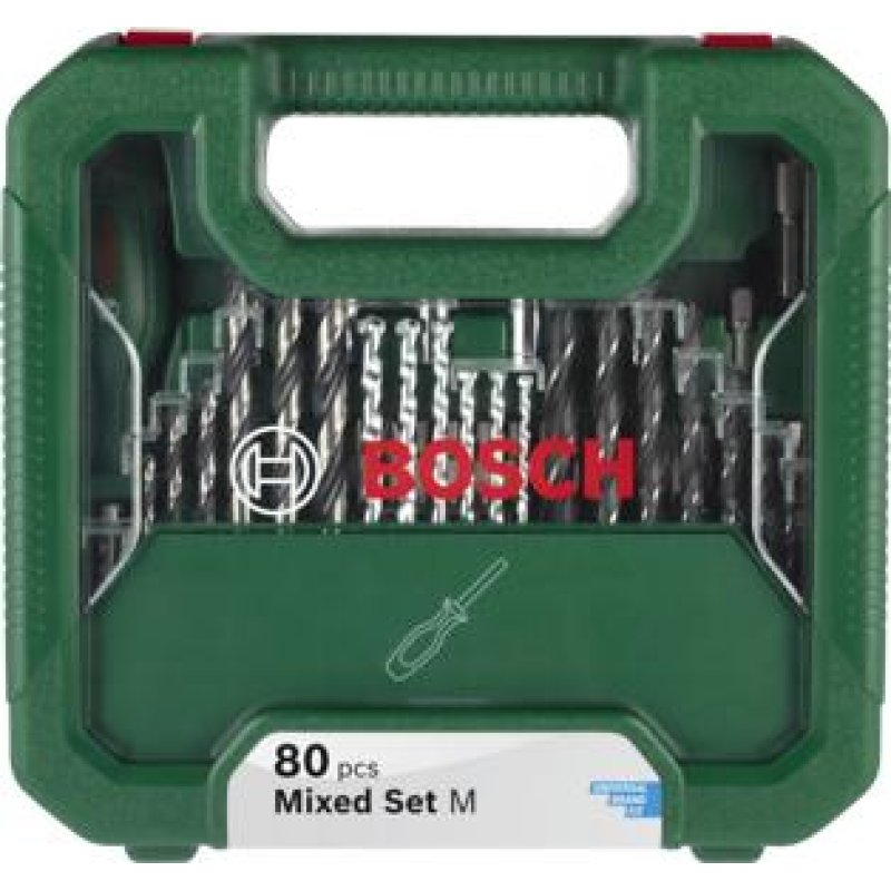 Bosch - BOR-/BITSSÆT MIXED M 80 DELE