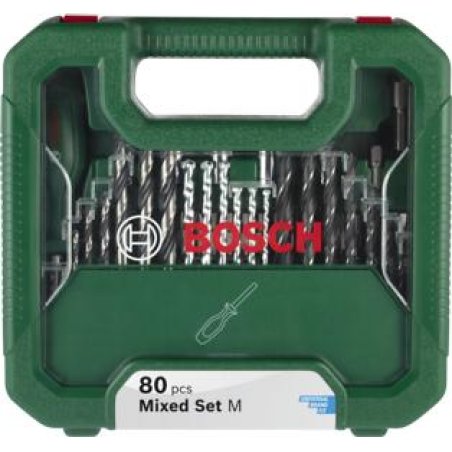 Bosch - BOR-/BITSSÆT MIXED M 80 DELE