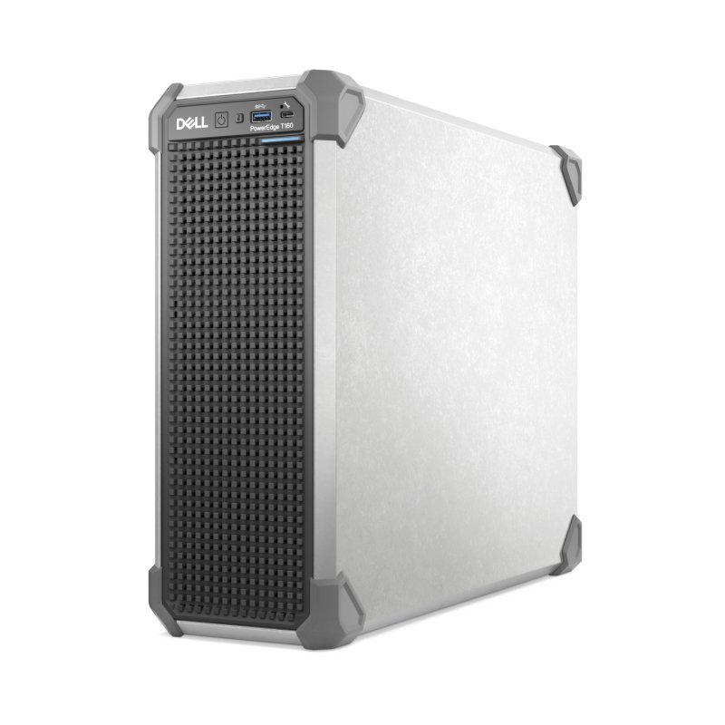 Barebone Server Dell PE T160 Chassis 3x3.5 2x2.5 cabled Xeon 6 Performance 6315P 16GB 1x480GB 3.5 SSD SATA On Board