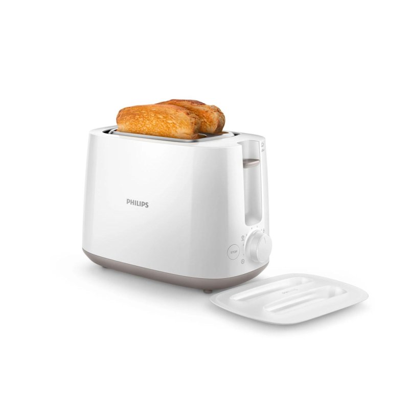 Philips Daily Collection HD2582/00 toaster 2 slice(s) 830 W White