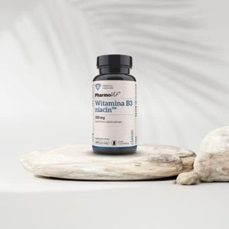 Pharmovit Vitamin B3 Niacin Nicotinamide 500mg 60 Capsules