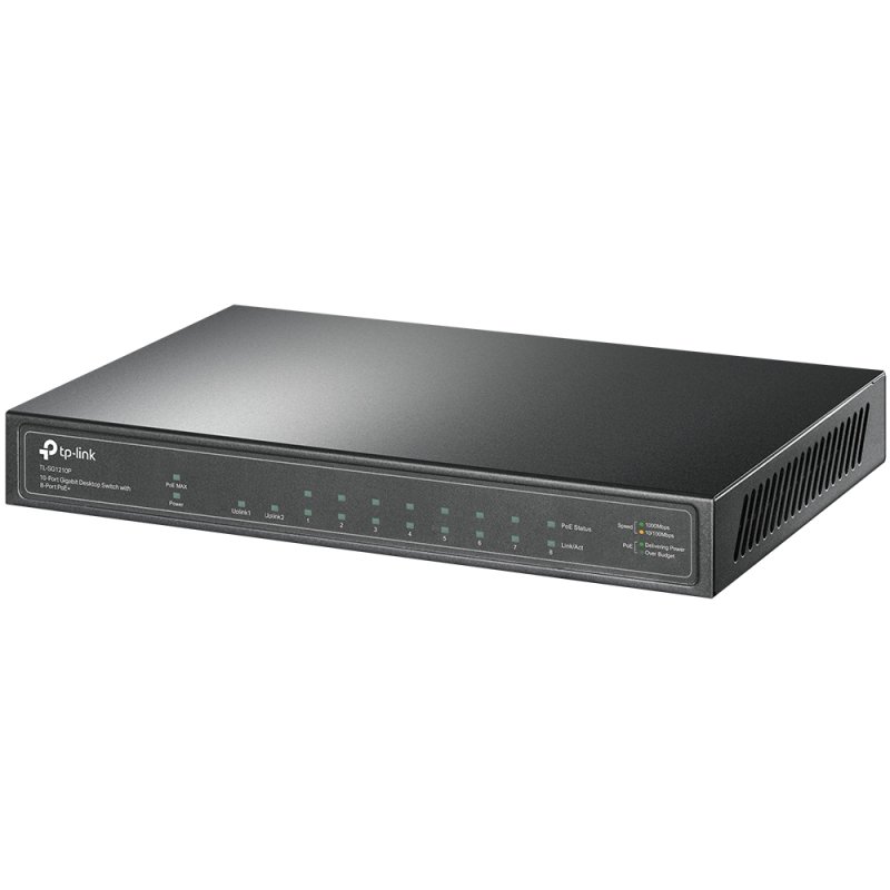 TP-Link TL-SG1210P commutateur réseau Non-géré Gigabit Ethernet (10/100/1000) Connexion Ethernet, supportant