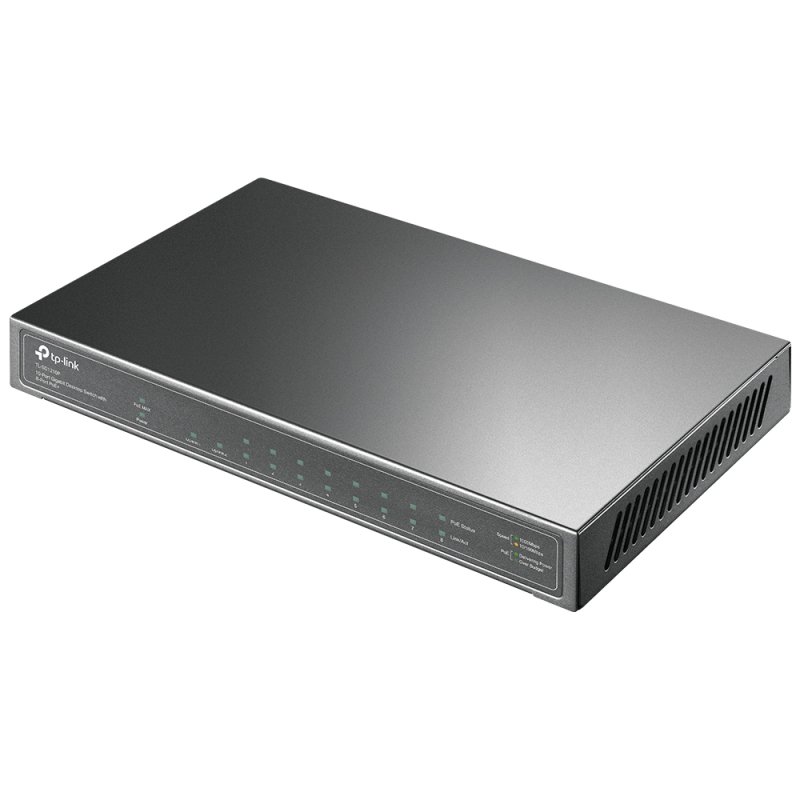 TP-Link TL-SG1210P commutateur réseau Non-géré Gigabit Ethernet (10/100/1000) Connexion Ethernet, supportant