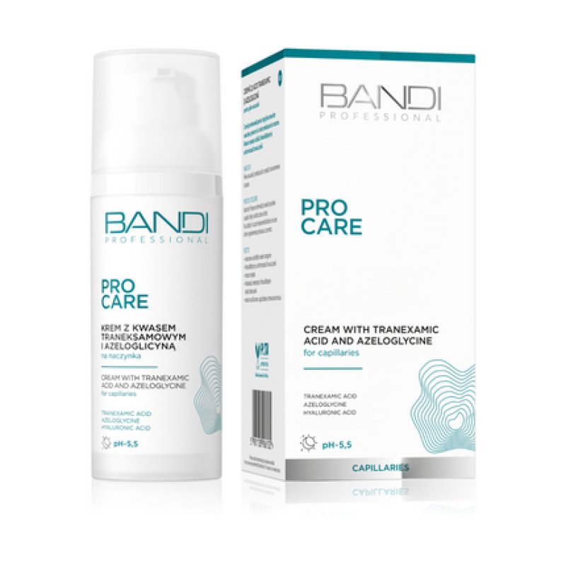 Bandi Cream With Tranexamic Acid And Azeloglycine For Capillaries