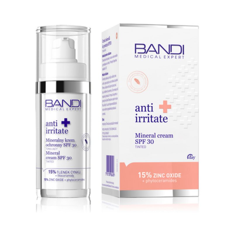 Bandi Mineral Cream Spf30 Tinted With 15 Zinc Oxide