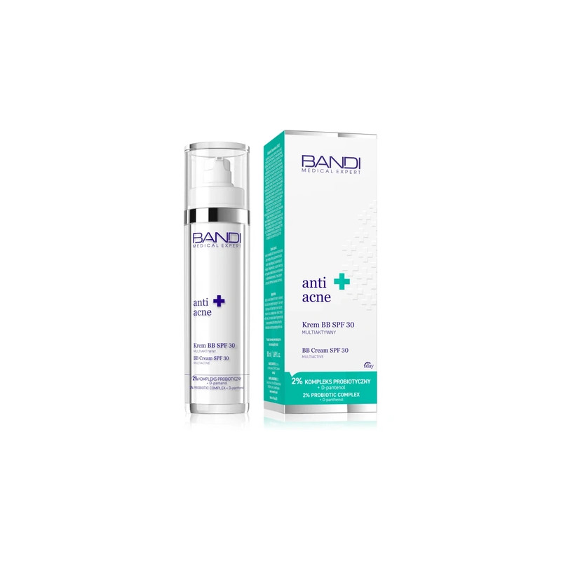Bandi Anti Acne Bb Cream Spf30 50ml Perfect For Acneprone Skin