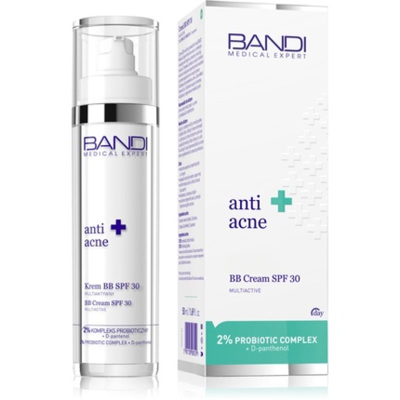 Bandi Anti Acne Bb Cream Spf 30 Multiactive A Skincare Solution For Acneprone Skin With Sun Protection