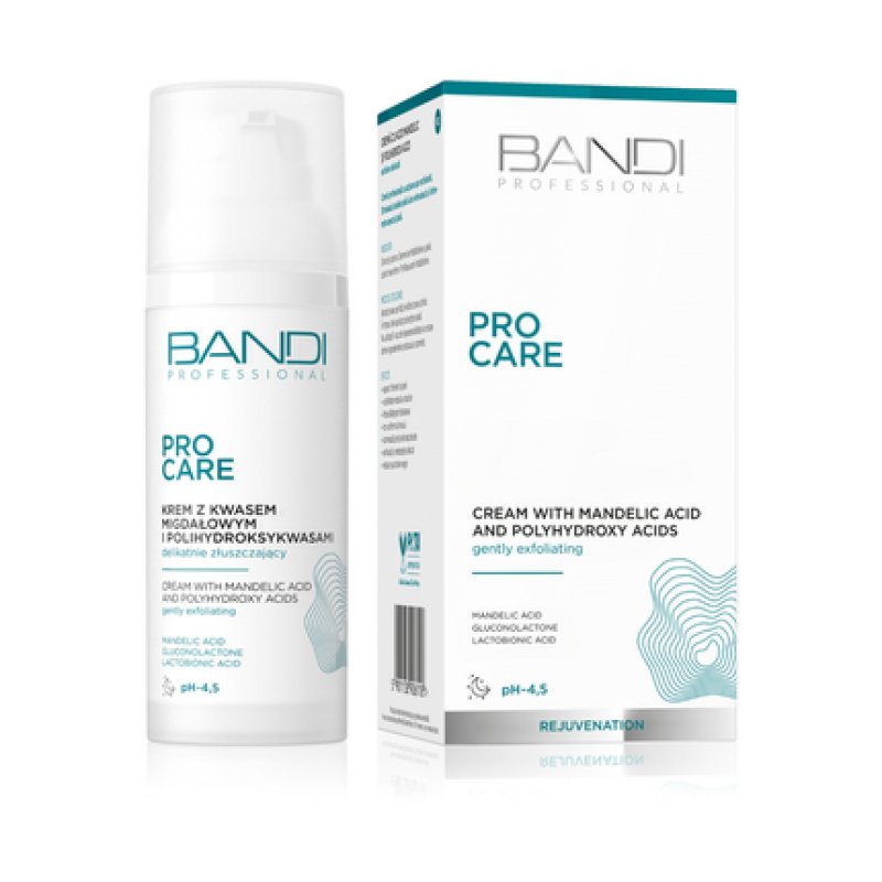 Bandi Cream With Mandelic Acid And Polyhydroxy Acids Gently Exfoliating