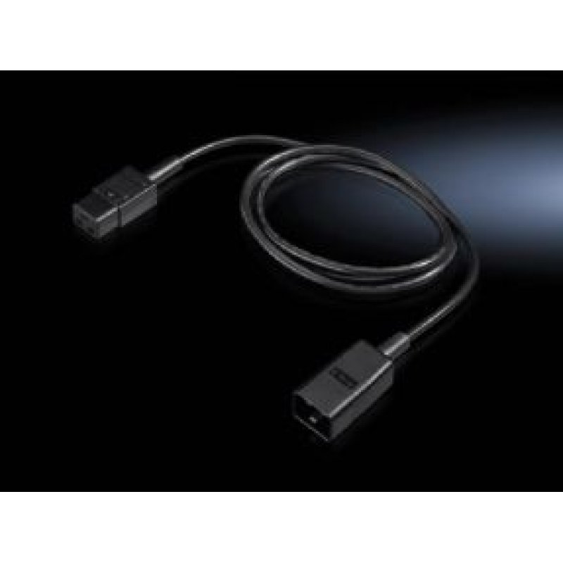 Rittal DK 7200.217 Noir 1,8 m Coupleur C20 Coupleur C19
