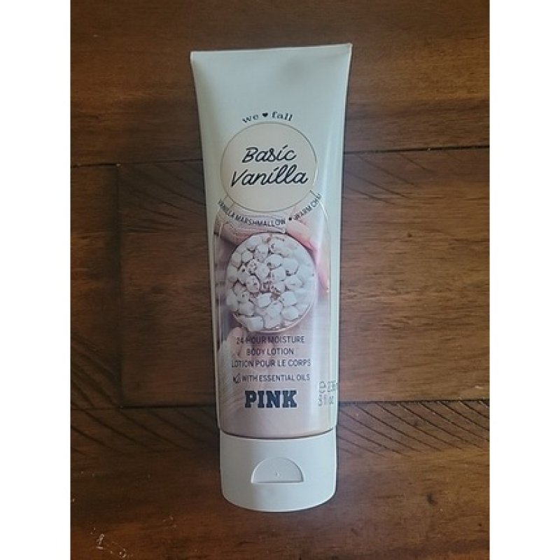 Victoria's Secret Pink Basic Vanilla Fragrance Body Lotion Cream 8 Oz