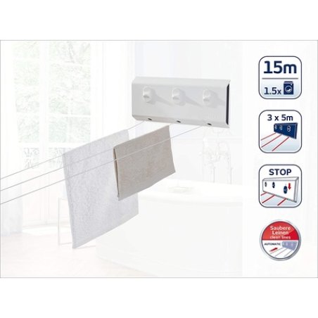 Leifheit - Drying rack Rollfix Triple 150 (258718)