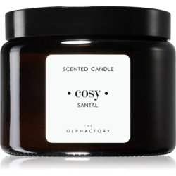 Ambientair Olphactory Santal Candela Profumata Brown Cosy 360 G