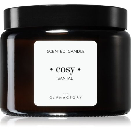Ambientair Olphactory Santal Candela Profumata Brown Cosy 360 G