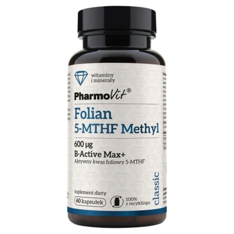 Pharmovit Folian 5mthf Methyl 600 G Dietary Supplement 60 Capsules