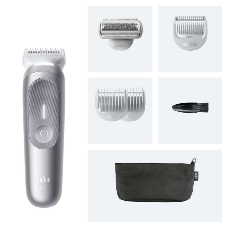 Braun Series 7 80789703 tondeuse corps / rasoirs Gris