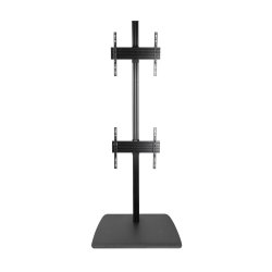 B-Tech SYSTEM X - Universal Dual Stack Flat Screen Floor Stand (VESA 600 x 400) - 2.4m