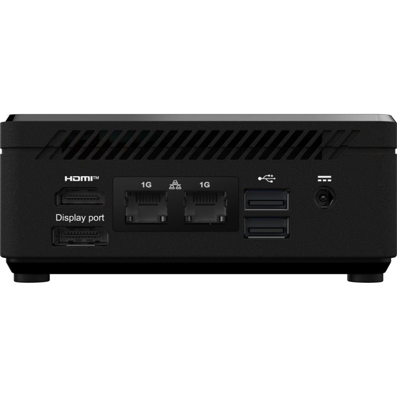 MSI Cubi N ADL S-098EU Intel N N200 4 Go DDR4-SDRAM 128 Go SSD Windows 11 Pro Mini PC Noir