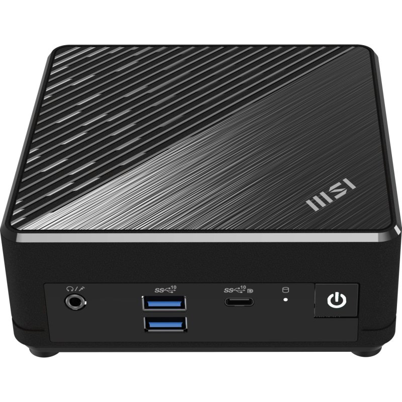MSI Cubi N ADL S-098EU Intel N N200 4 Go DDR4-SDRAM 128 Go SSD Windows 11 Pro Mini PC Noir