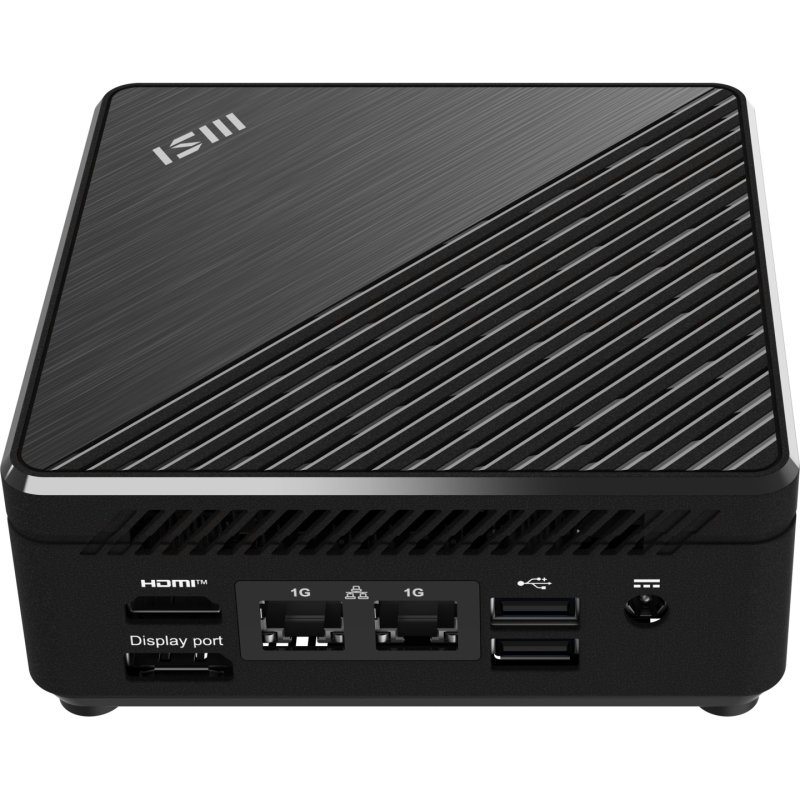 MSI Cubi N ADL S-098EU Intel N N200 4 Go DDR4-SDRAM 128 Go SSD Windows 11 Pro Mini PC Noir