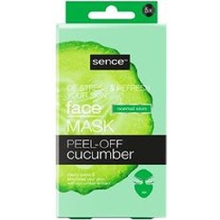Sence Beauty Peel-Off Face Mask Cucumber - 4 Pieces