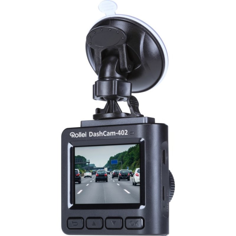 Rollei DashCam-402 Full HD Battery, Cigar lighter Black