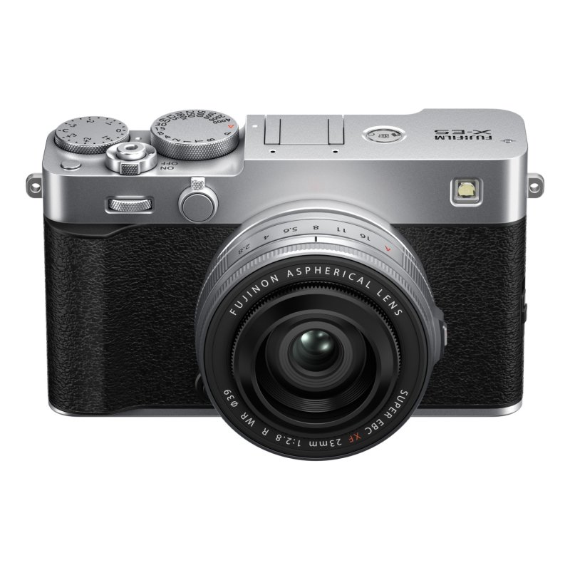 Fujifilm X -E5 Kit XF23mmF2.8 R WR Boîtier MILC 40,2 MP X-Trans CMOS 5 HR 7728 x 5152 pixels Argent