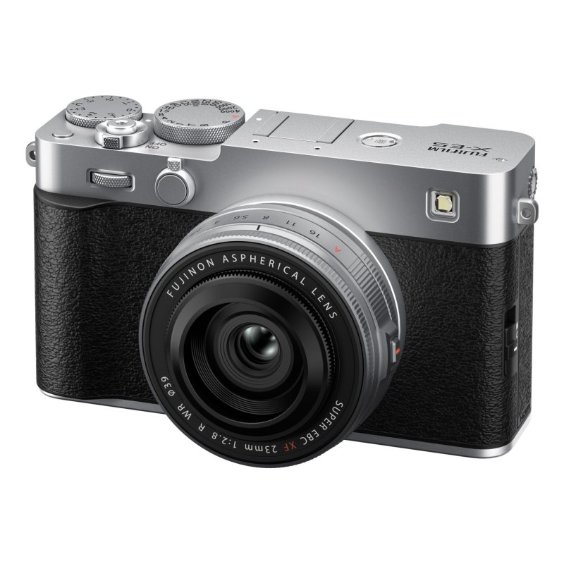Fujifilm X -E5 Kit XF23mmF2.8 R WR Boîtier MILC 40,2 MP X-Trans CMOS 5 HR 7728 x 5152 pixels Argent