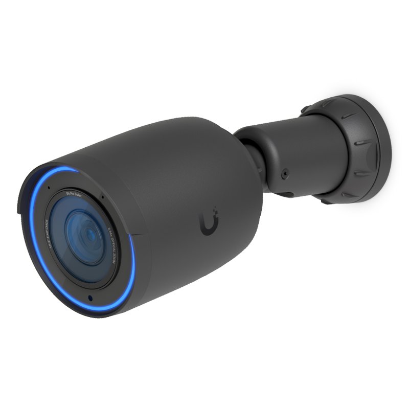 Ubiquiti G6 Pro Bullet Überwachungskamera Schwarz 4K (3840x2160), PoE , 40m Nachtsicht, IP66 Wetterfest, Multi-TOPS AI