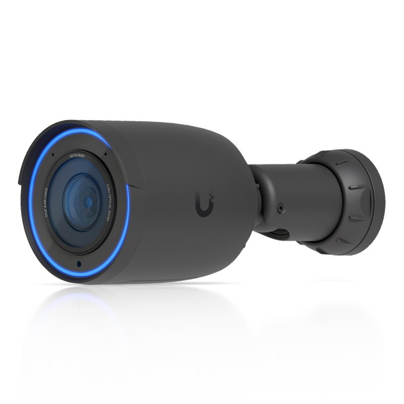 Ubiquiti G6 Pro Bullet Überwachungskamera Schwarz 4K (3840x2160), PoE , 40m Nachtsicht, IP66 Wetterfest, Multi-TOPS AI