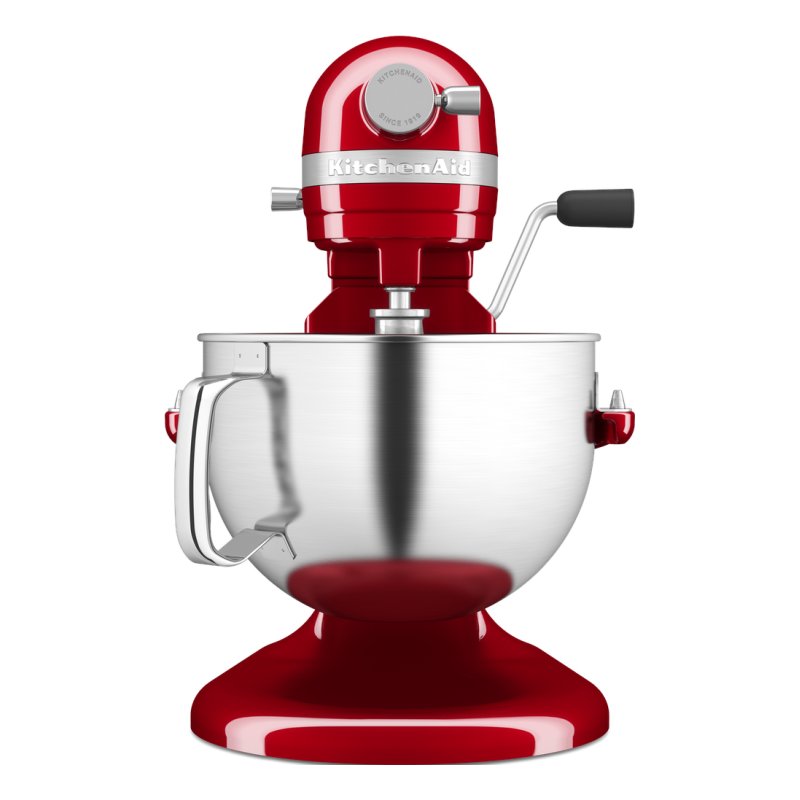 KitchenAid 5KSM60SPXEER Robot mixer 375 W Gris, Rouge, Acier inoxydable