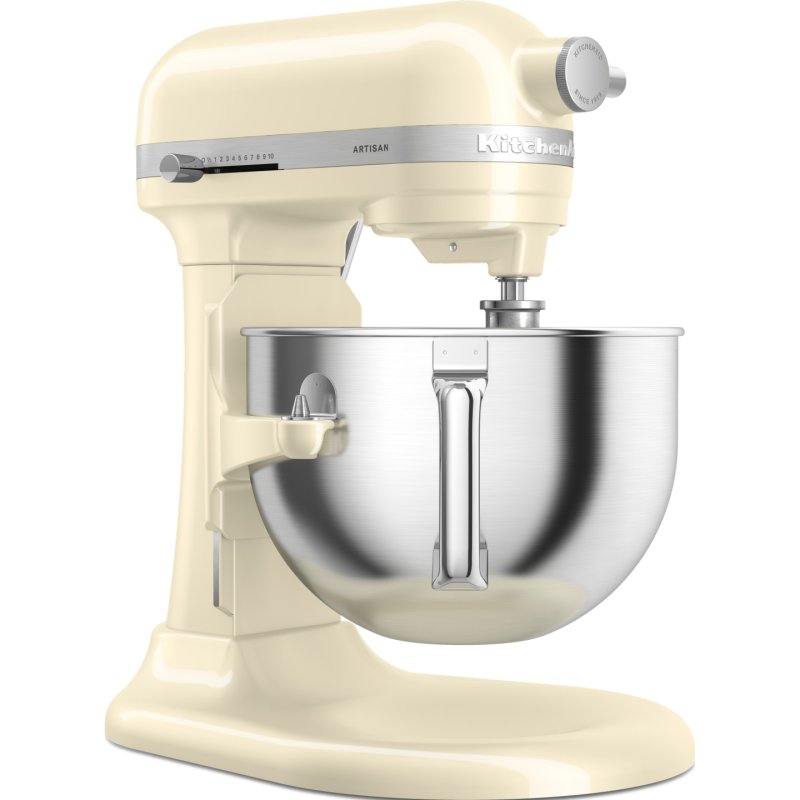 KitchenAid 5KSM60SPXEAC Robot mixer 375 W Crème, Gris, Acier inoxydable